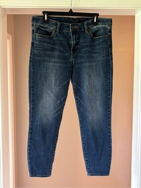 Lucky Brand Womens Skinny Jeans in Dark Blue